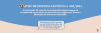 Aviso de Dispensa Eletrônica 002/2024